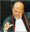  ??  ?? ACCESS: Chief Justice Mogoeng Mogoeng.