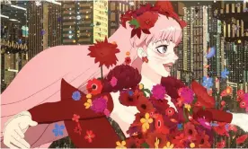  ?? ?? The virtual persona of Suzu, the heroine of Belle, is a pink-haired pop singer