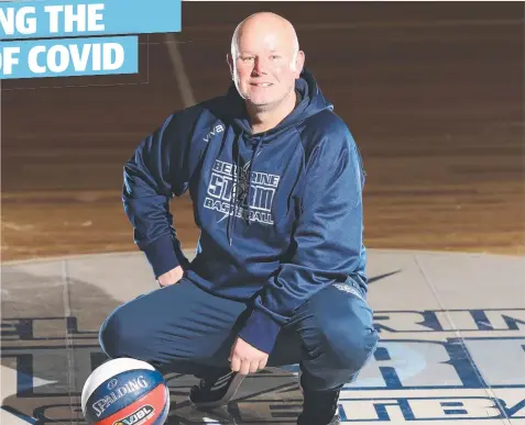  ?? Picture: PETER RISTEVSKI ?? Bellarine Storm women's coach Brendon Matthews.