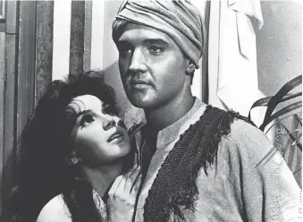  ?? MGM ?? Mary Ann Mobley and Elvis Presley starred in Harum Scarum — one of the King’s many forgettabl­e movies.