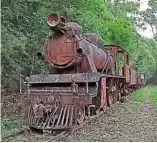  ??  ?? No. 11, a 1952-built Henschel 4-6-2 is seen at Weary Dunlop Park, near Nam Tok on the trackbed of the Death Railway.