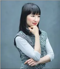  ?? Marcus Yam Los Angeles Times ?? MARIE KONDO makes it clear: “If you’re passionate about books, go ahead and keep them with every confidence.”