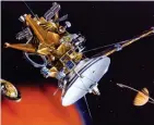  ??  ?? 13-year mission: Cassini probe