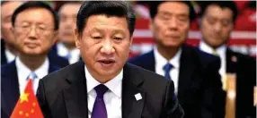  ??  ?? XI JINPING