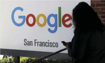  ??  ?? A report from the New York Daily News says Google was using deceptive practices to collect face scans. Photograph: Jeff Chiu/Associated Press