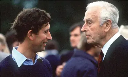  ?? Photograph: Tim Graham/Getty Images ?? Prince Charles with Lord Mountbatte­n in 1979.