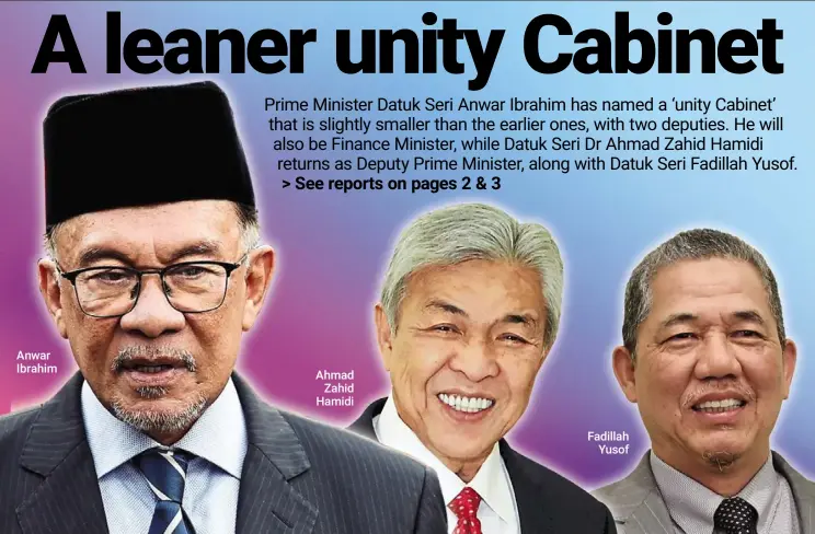  ?? ?? Anwar Ibrahim
Ahmad Zahid Hamidi
Fadillah Yusof