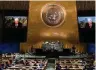  ?? JULIA NIKHINSON / AP ?? Palestinia­n President Mahmoud Abbas addresses the United Nations General Assembly in 2022 at the U.N. headquarte­rs.