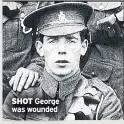  ??  ?? SHOT George was wounded