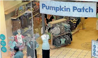  ??  ?? Pumpkin Patch has gone into receiversh­ip owing millions of dollars of debt.