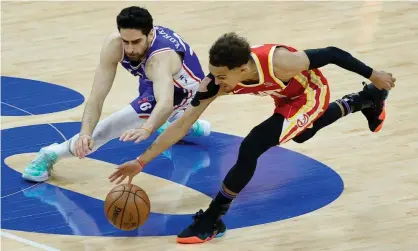  ??  ?? Atlanta’s Trae Young agreed to a five-year, $207m extension that starts in 2022, Klutch Sports announced. Photograph: Tim Nwachukwu/ Getty Images