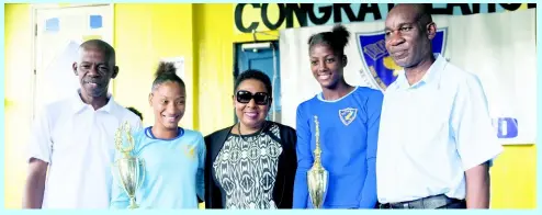  ?? FILE ?? Gaynestead High School celebrates being the 2018 ISSA netball doubles champion.