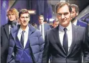  ?? GETTY ?? ■ Roger Federer (right) and Novak Djokovic are in rival groups.