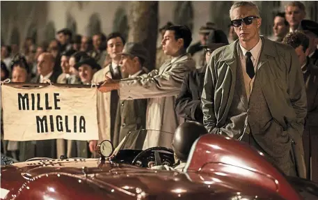  ?? PHOTO :    OR      O        T ?? Adam Driver dans le rôle d’Enzo Ferrari.