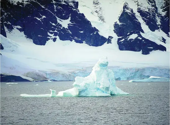  ?? ?? Las últimas décadas el hielo antártico parecía crecer a un ritmo del 1%