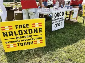  ?? John Raby / Associated Press file photo ?? The increased use of fentanyl and the “prolonged isolation” of the pandemic have contribute­d to the increase in Connecticu­t’s overdose deaths, officials said.