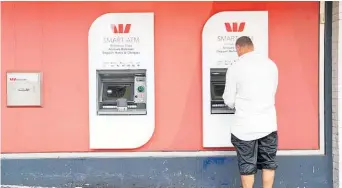  ?? Photo / Getty Images ?? Westpac Banking Corp was the worst performer, down 2.3 per cent to $32.50.