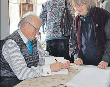  ?? Www.kingscount­ynews.ca
– Wendy Elliott, ?? Retired Acadia theatre professor Michael Bawtree recently launched the first volume of his memoirs.