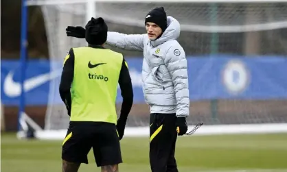  ?? ?? Thomas Tuchel is expected to name a strong side to face Plymouth on Saturday. Photograph: Darren Walsh/Chelsea FC/Getty Images