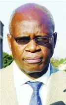  ??  ?? Minister Patrick Chinamasa