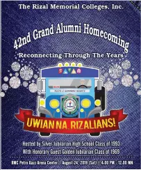  ??  ?? UWIAN Na, Rizalians was a denim and diamonds themed event