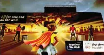  ??  ?? The “Together We Well” ads aimed to honor Northwell’s relationsh­ip with New Yorkers during the pandemic.