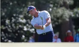  ?? Photograph: Brian Snyder/Reuters ?? Bryson DeChambeau was eight under at one point but dropped shots on the 14th and 18th in tough conditions.