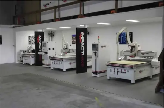  ??  ?? Impact CNC supplies high quality, affordable and reliable CNC routers and lasers.