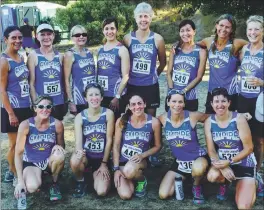  ?? PHOTOS CONTRIBUTE­D ?? 2014 Masters Xc Team Empire Runners. Enzler, back row; second from the end.