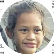 ??  ?? Alexis Albert of Northland died from meningococ­cal disease days after celebratin­g her seventh birthday.