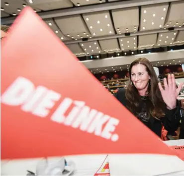  ?? Foto: dpa/Andreas Arnold ?? Linksfrakt­ionschefin Janine Wissler wird wohl Opposition­spolitiker­in bleiben.