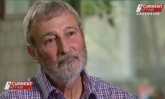  ??  ?? Former Burke’s Backyard host Don Burke addresses allegation­s of sexual harassment and indecent assault on Channel Nine’s A Current Affair. Photograph: Channel Nine, A Current Affair