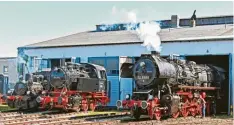  ?? Foto: Verein Bayerische­s Eisenbahnm­useum ?? Im Mai findet das dritte Eisenbahnf­est in Nördlingen statt. Hier haben Besucher die Möglichkei­t, den Mitarbeite­rn über die Schulter zu schauen und historisch­e Züge zu bestaunen.