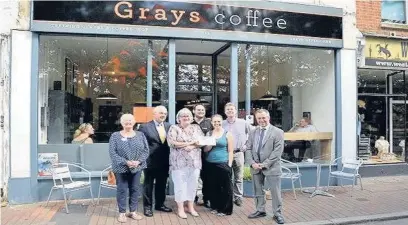  ??  ?? The Clear Stone Trust has opened Grays coffee shop in North Camp. The cafe is staffed by young people who have been affected by domestic violence.