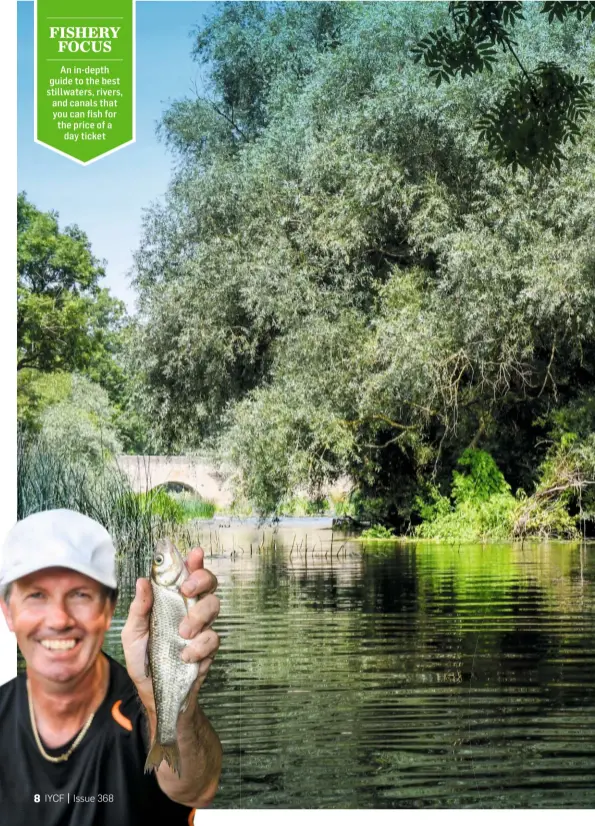  ??  ?? FISHERY FOCUS
An in- depth guide to the best stillwater­s, rivers, and canals that you can fish for the price of a day ticket