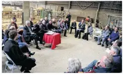  ?? ?? Une table ronde pour un temps d’échange avait été organisée.