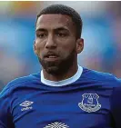  ??  ?? TROUBLED: Everton’s Aaron Lennon