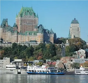  ?? PHIL REIMER ?? Quebec City inspires awe in our country’s heritage, writes Phil Reimer in his list of favourite ports.
