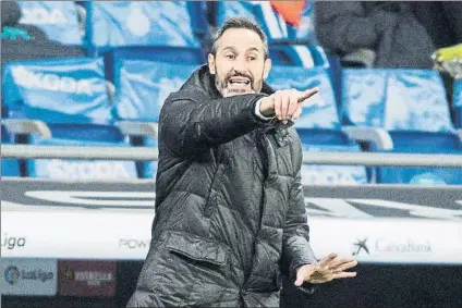  ?? FOTO: PUNTÍ ?? Vicente Moreno, motivado con la Copa
El técnico del Espanyol no se fía del mal momento de Osasuna, su rival de mañana en casa