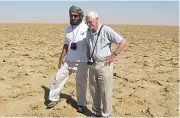  ?? (Supplied photo) ?? Dr Mohamed al Kindi (left) with Prof Kenneth Glennie