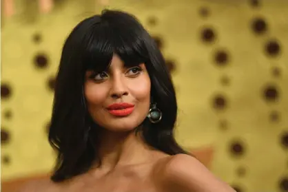  ??  ?? Jameela Jamil is a key proponent of body neutrality. Photograph: Valérie Macon/AFP/Getty Images