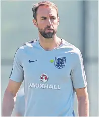  ??  ?? England boss Gareth Southgate