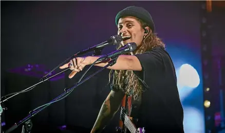  ?? SUPPLIED ?? Before being discovered, Tash Sultana used guitar and bass to create songs on the fly on the streets of Melbourne.