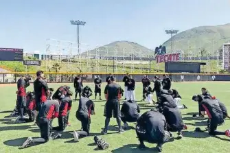  ?? /CORTESÍA: TOROS DE TIJUANA ?? El equipo entrenará hoy en el estadio Chevron