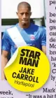  ??  ?? STAR MAN JAKE CARRO
LL Hartlep
ool