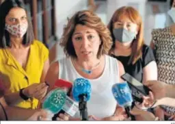  ?? EP ?? La secretaria general del PSOE-A, Susana Díaz, ayer en el Parlamento.