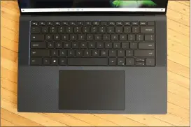  ??  ?? The trackpad gets huge on the new XPS 15 9500.