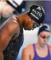  ??  ?? Manuel became the first American woman to sweep the 50 and 100 freestyles during the 2016 Olympics.