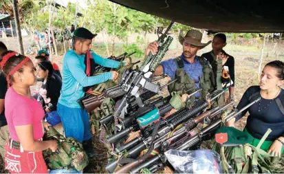  ?? FOTO ?? El jueves de la próxima semana será 1 de junio, día denominado D+180, cuando, según el presidente Juan Manuel Santos, las Farc no deben tener ningún arma en su poder.