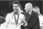  ??  ?? Zidane a tout raflé, mais il quitte le Real «sur un coup de tête»